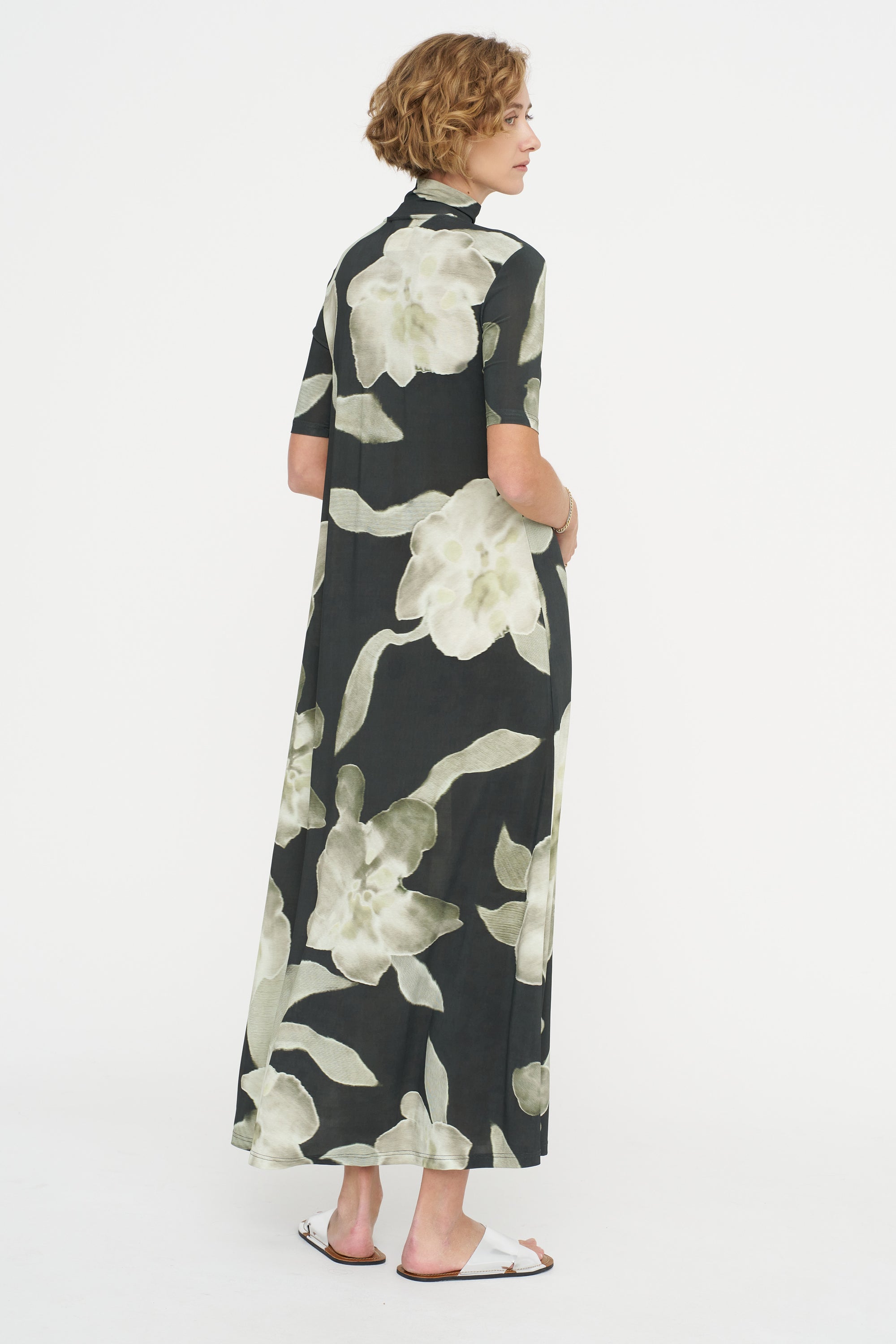 Dapino Dress, Ink Ipomoea Extra Large