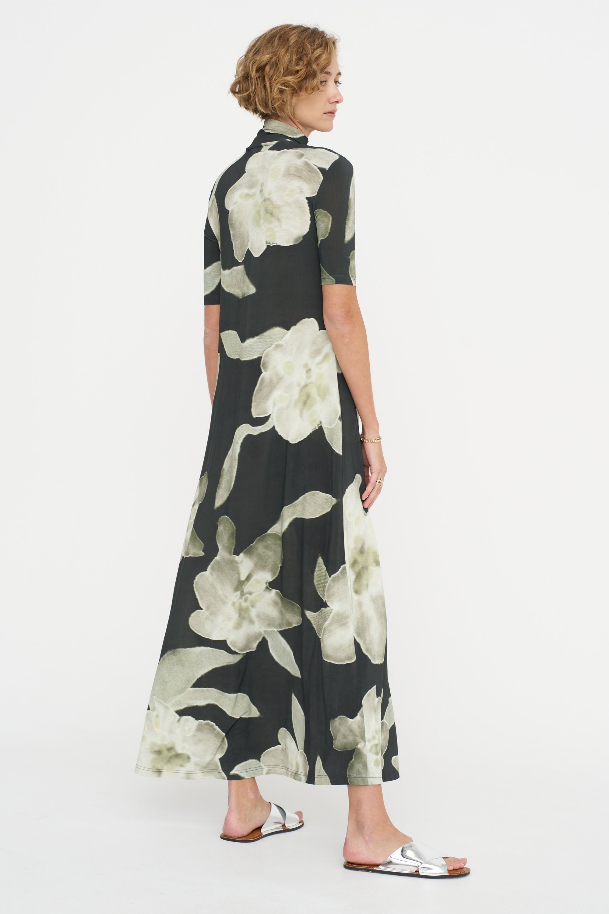 Dapino Dress, Ink Ipomoea Extra Large