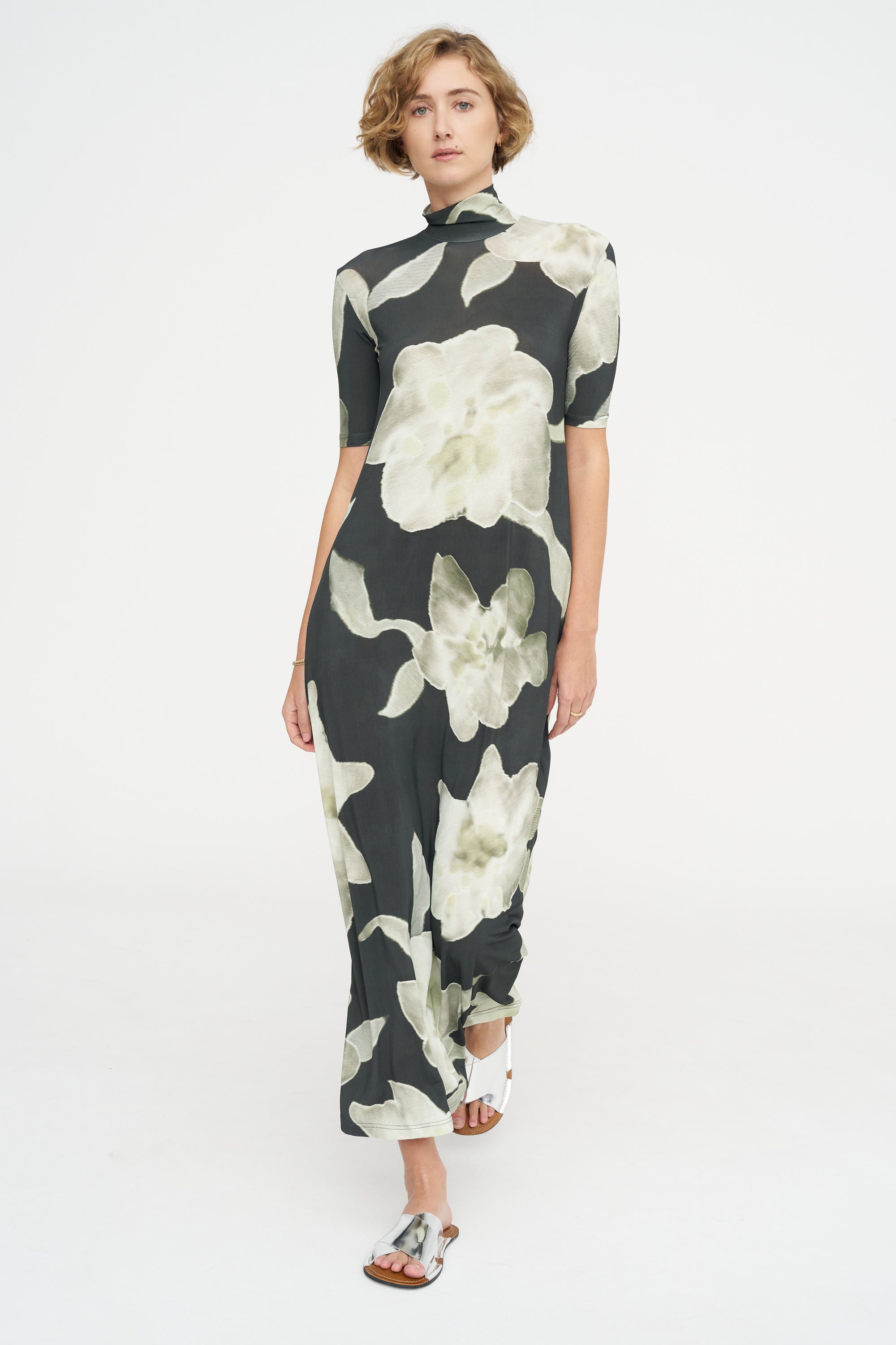 Dapino Dress, Ink Ipomoea Extra Large