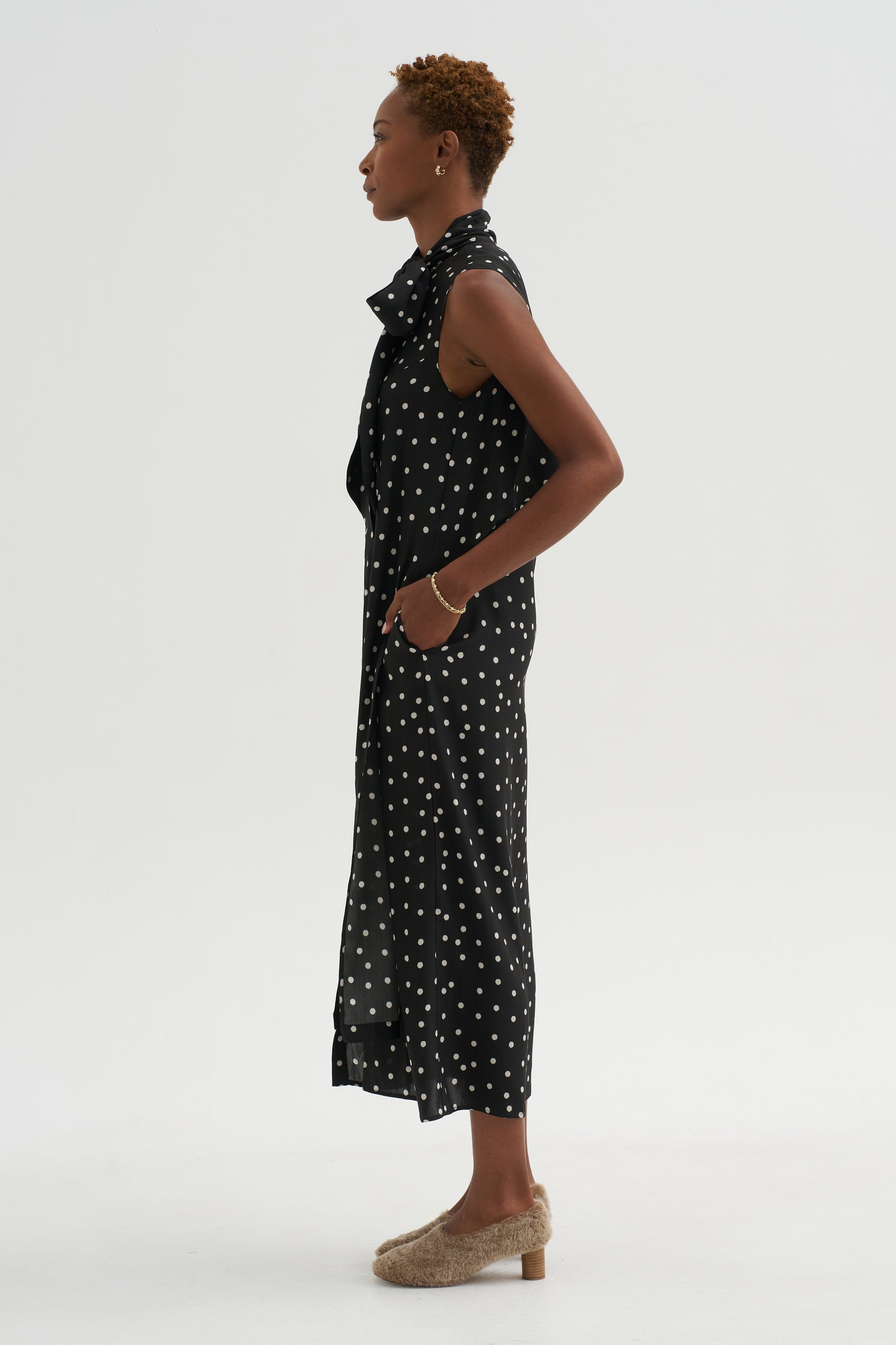 Dulos - Dress, Black Lady Bug