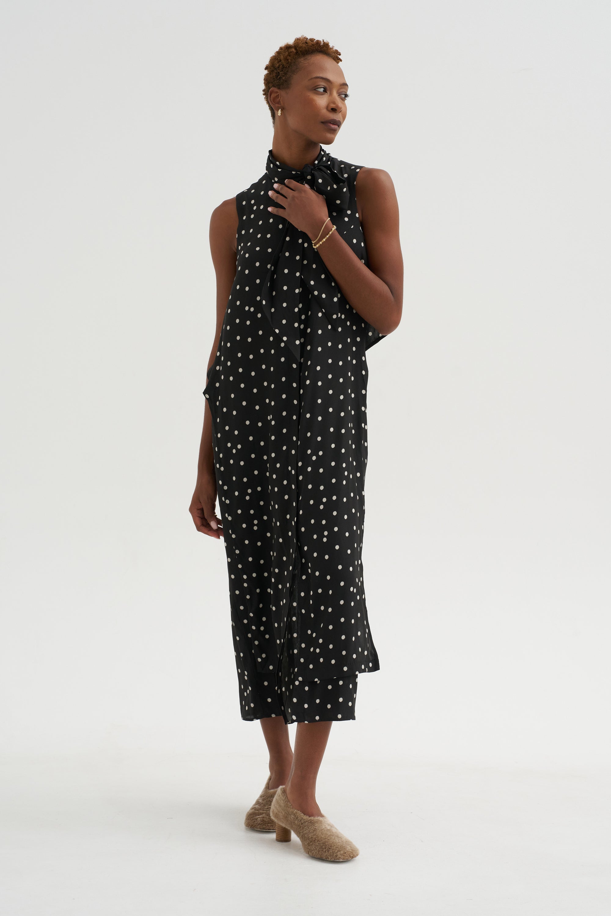 Dulos - Dress, Black Lady Bug