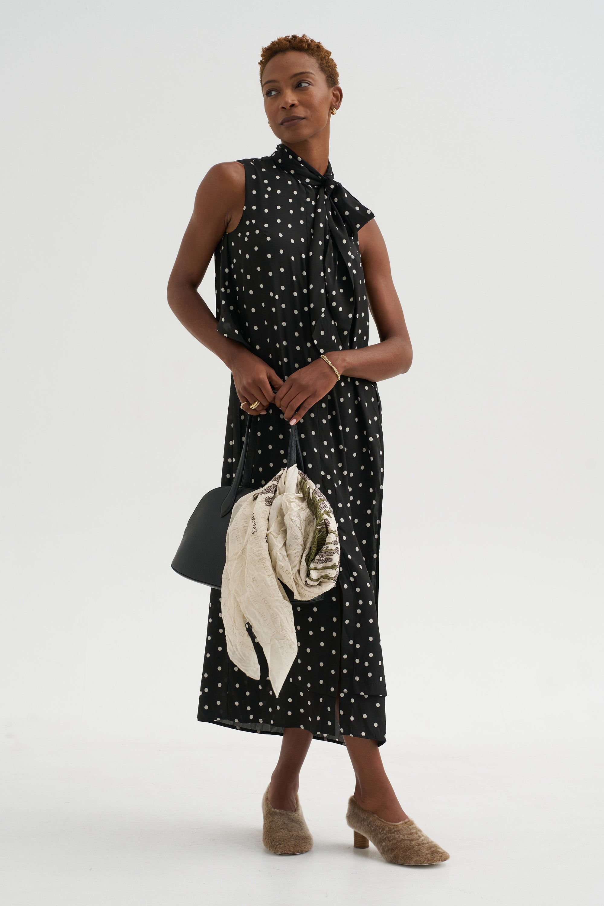 Dulos - Dress, Black Lady Bug