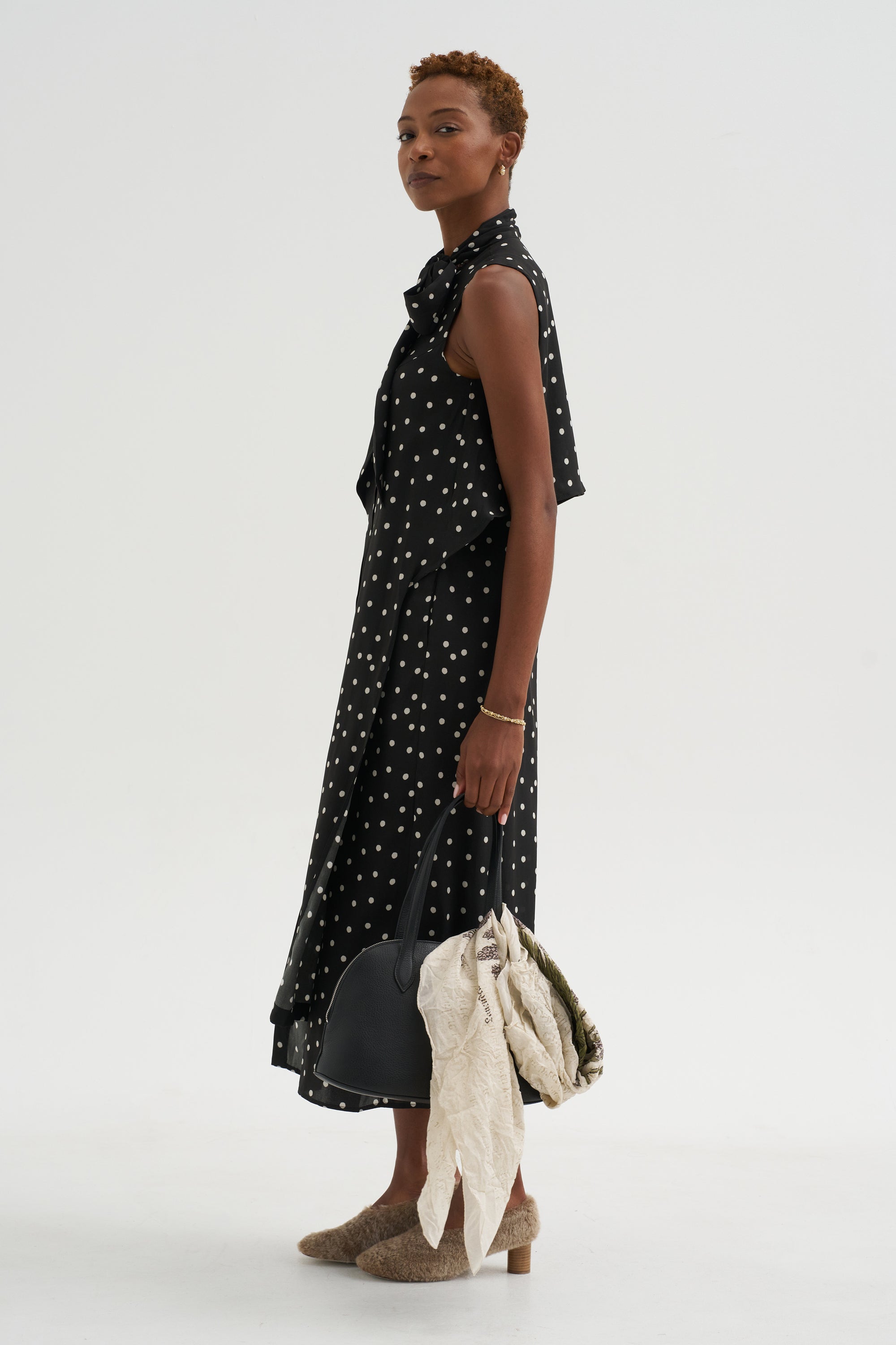 Dulos - Dress, Black Lady Bug