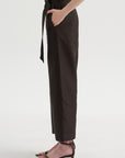 Pagira - Cropped Trouser, Chocolate