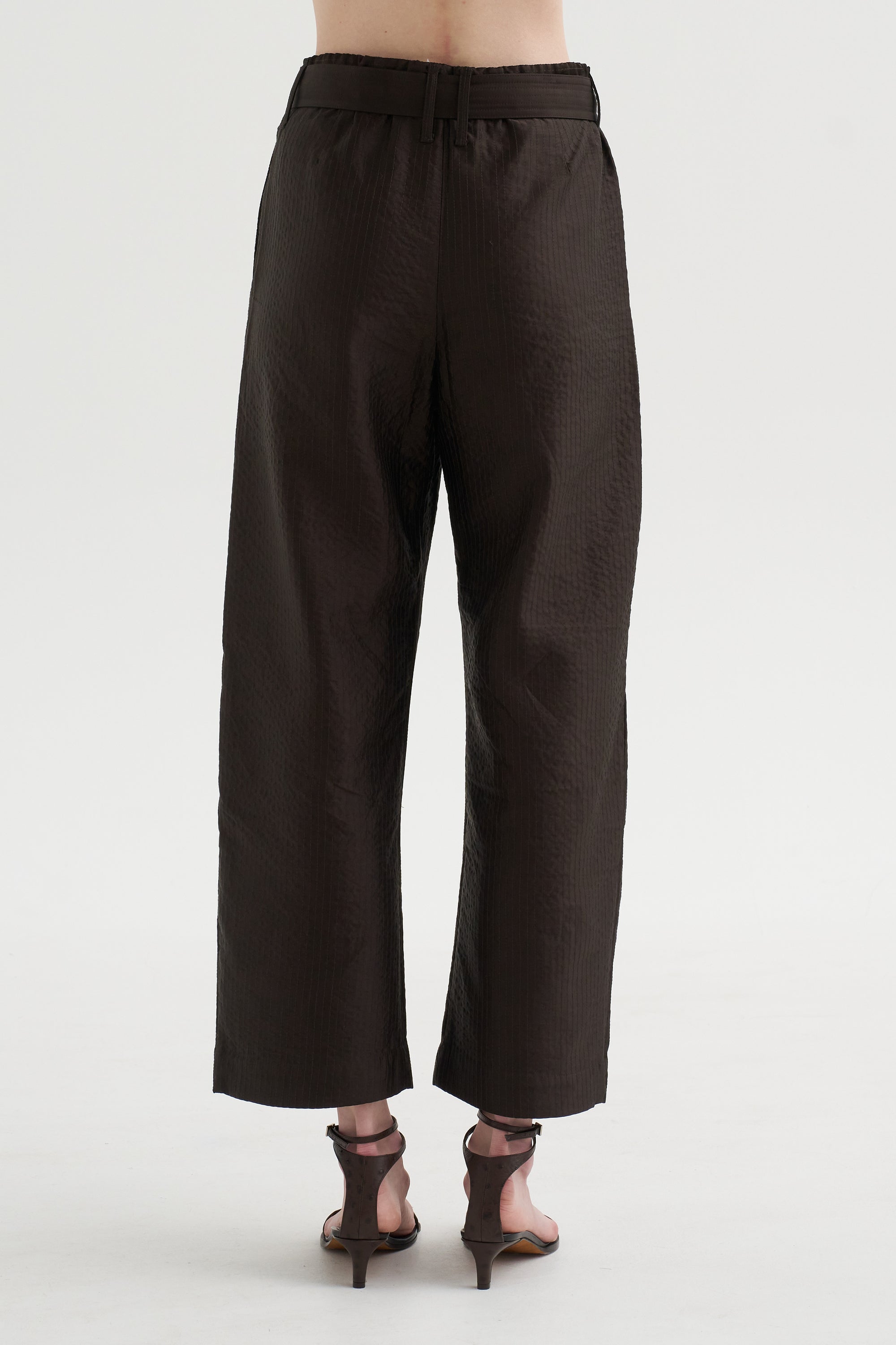 Pagira - Cropped Trouser, Chocolate