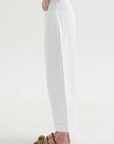 Pullosa - Denim Pants, Optical White