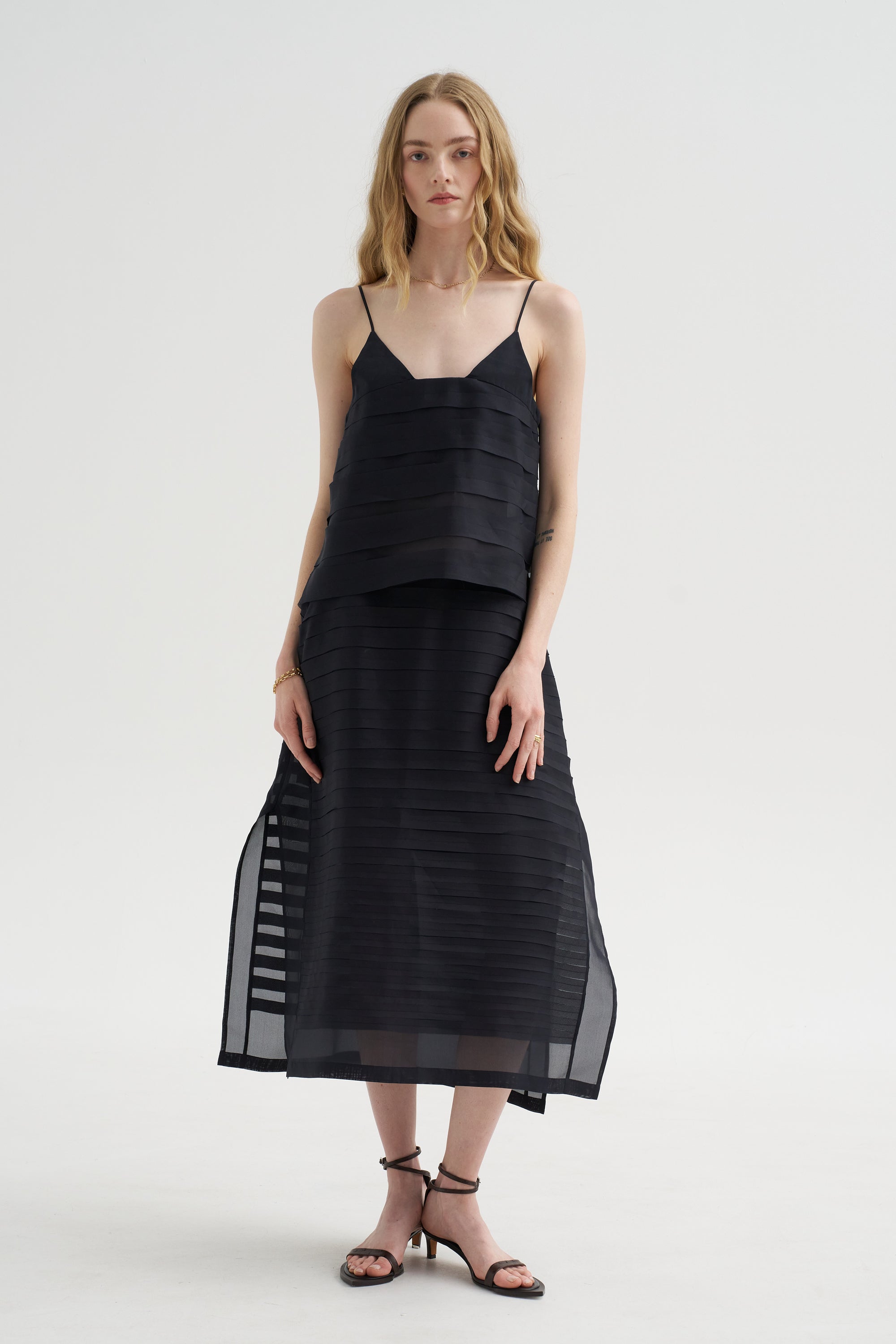 Sironi - A-Line Skirt, Navy