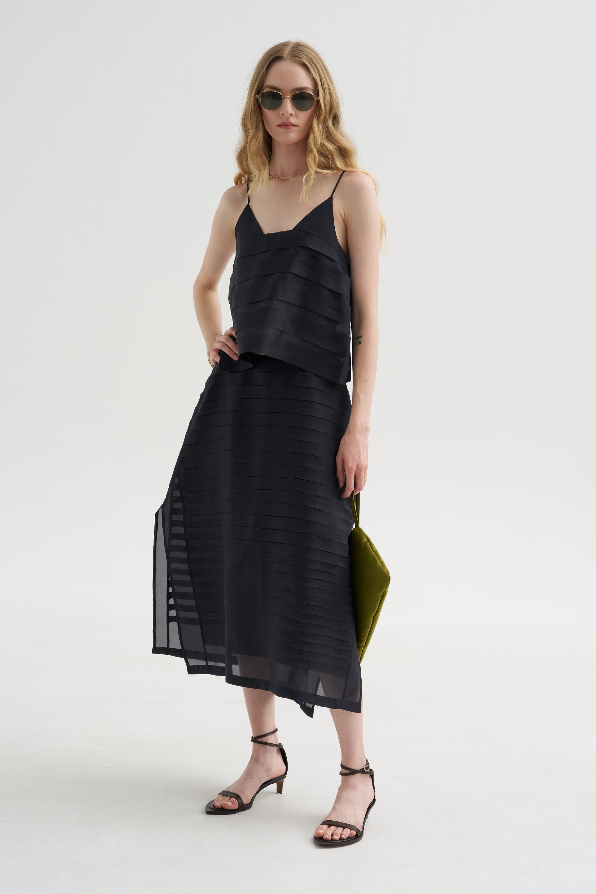 Sironi - A-Line Skirt, Navy