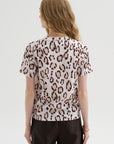 Taldia - Cotton T-Shirt, Blush Panthera