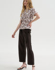 Taldia - Cotton T-Shirt, Blush Panthera
