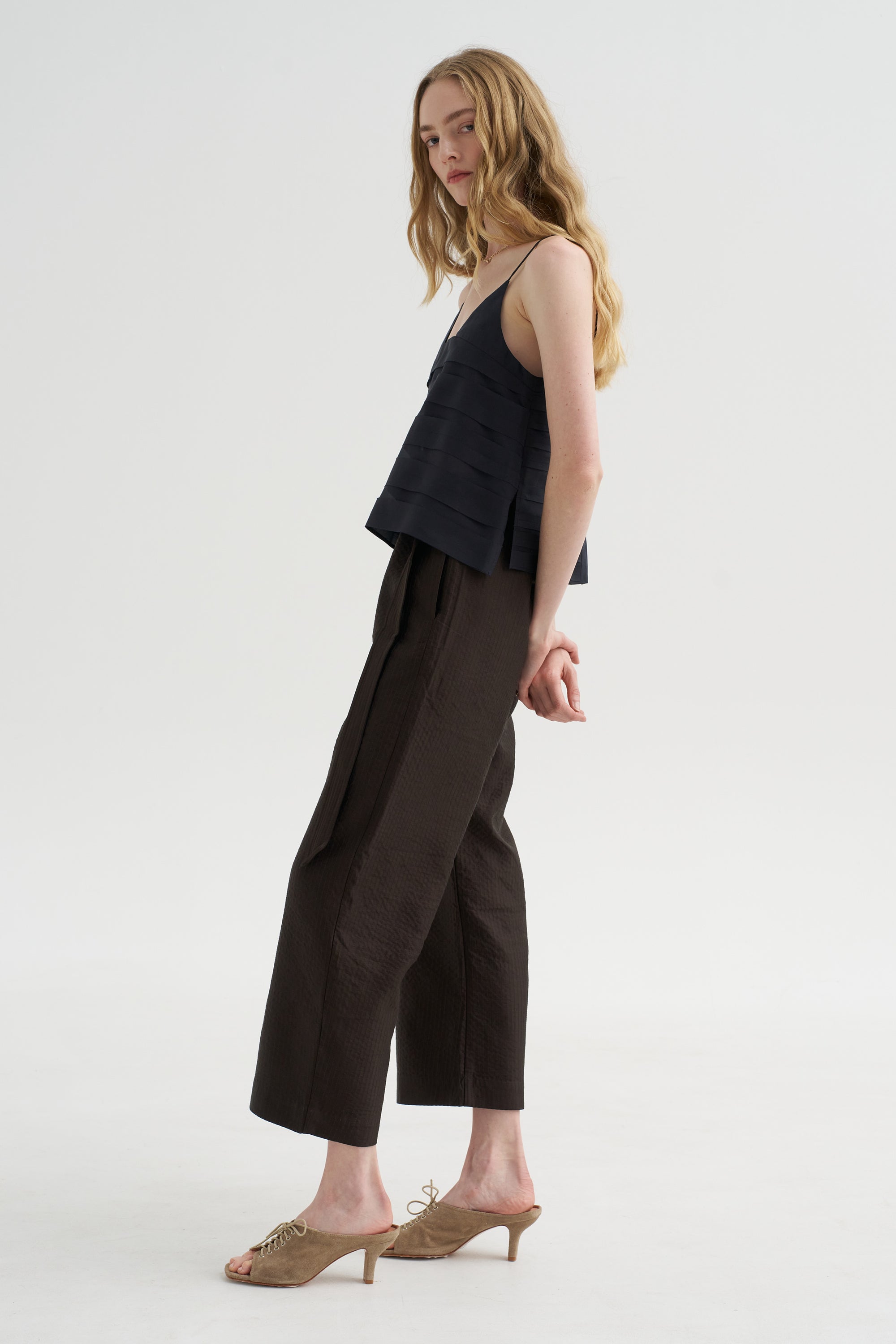 Temo - Strap Top, Navy