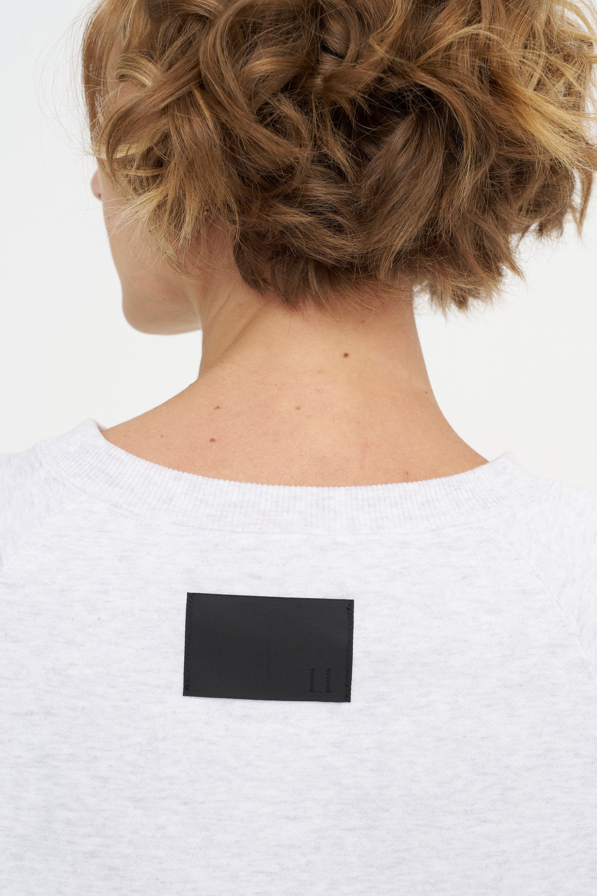 Kaya - Tucked Hem Top, Ice Grey