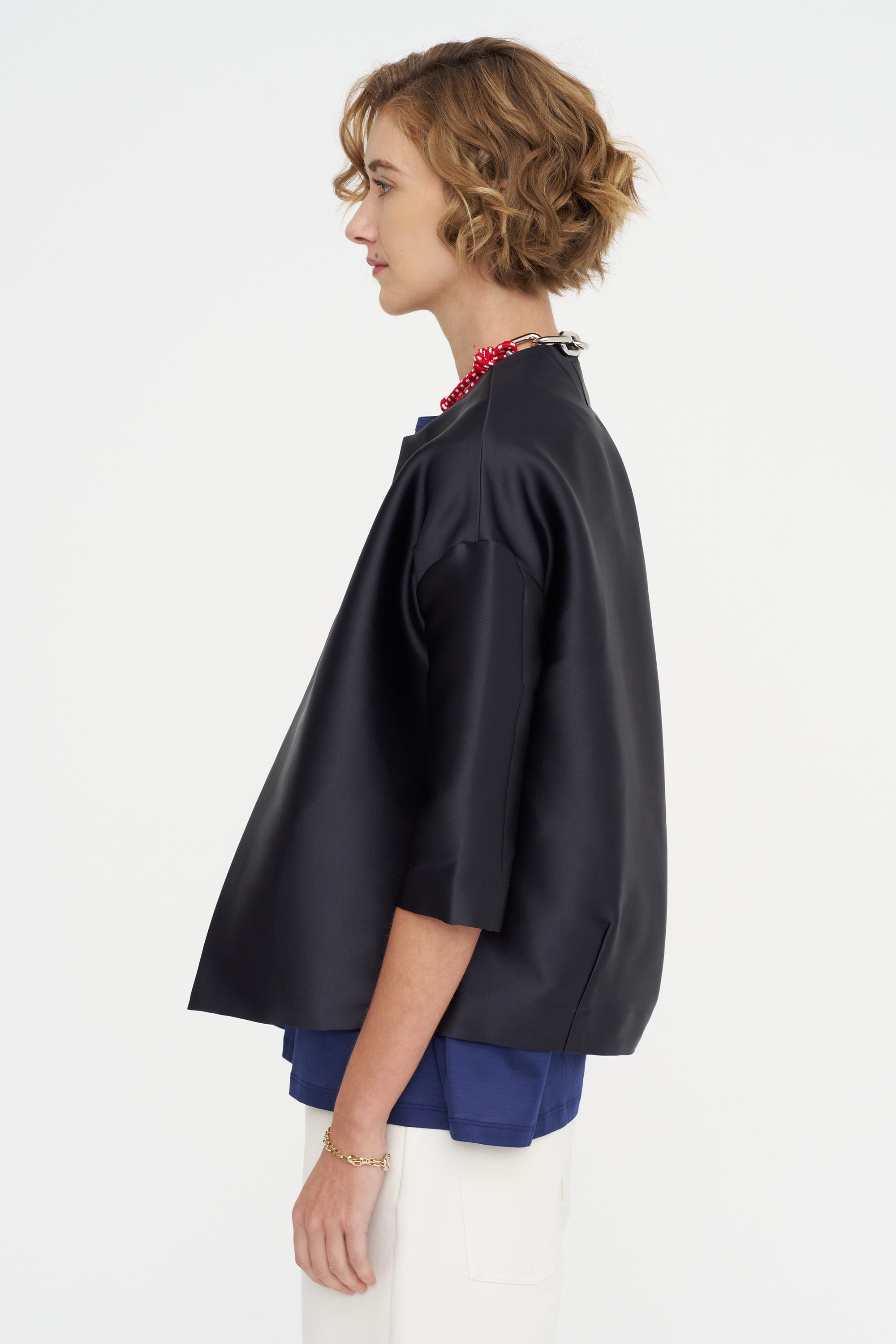 Nataly - Balloon Jacket, Navy