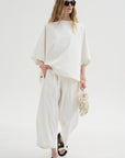 Nikita - Hexagon Top, White