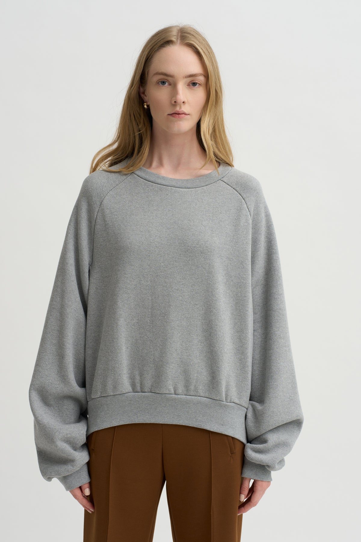 Olympia Sweatshirt, Light Grey