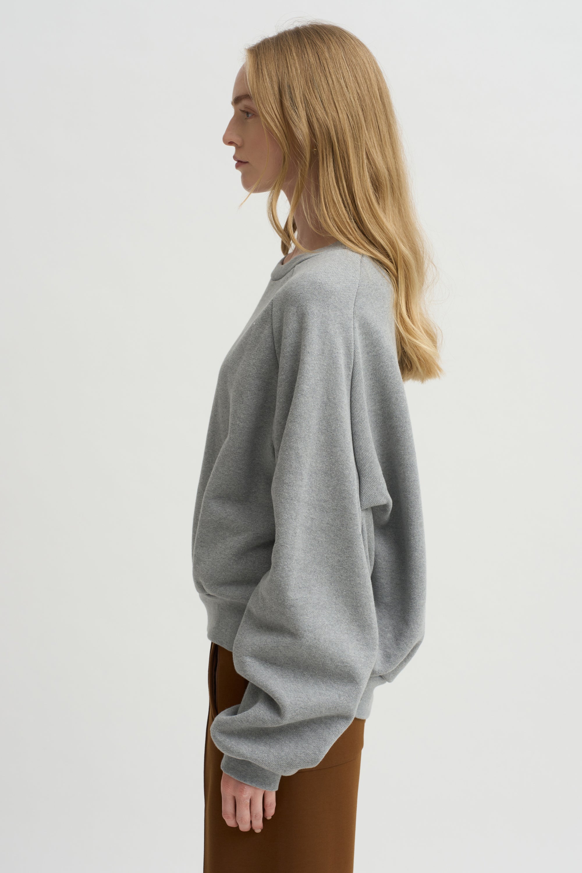 Olympia Sweatshirt, Light Grey