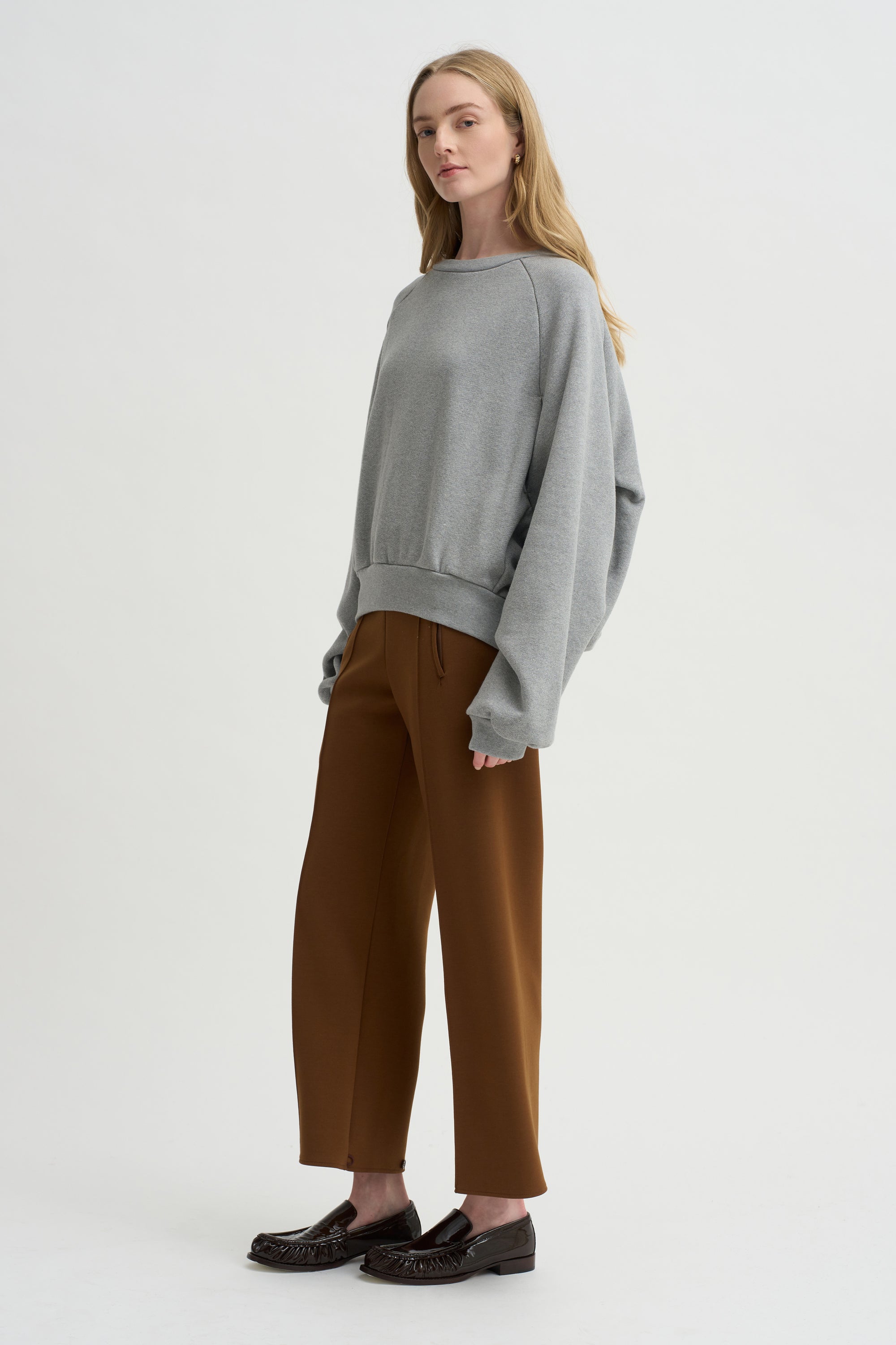 Olympia Sweatshirt, Light Grey