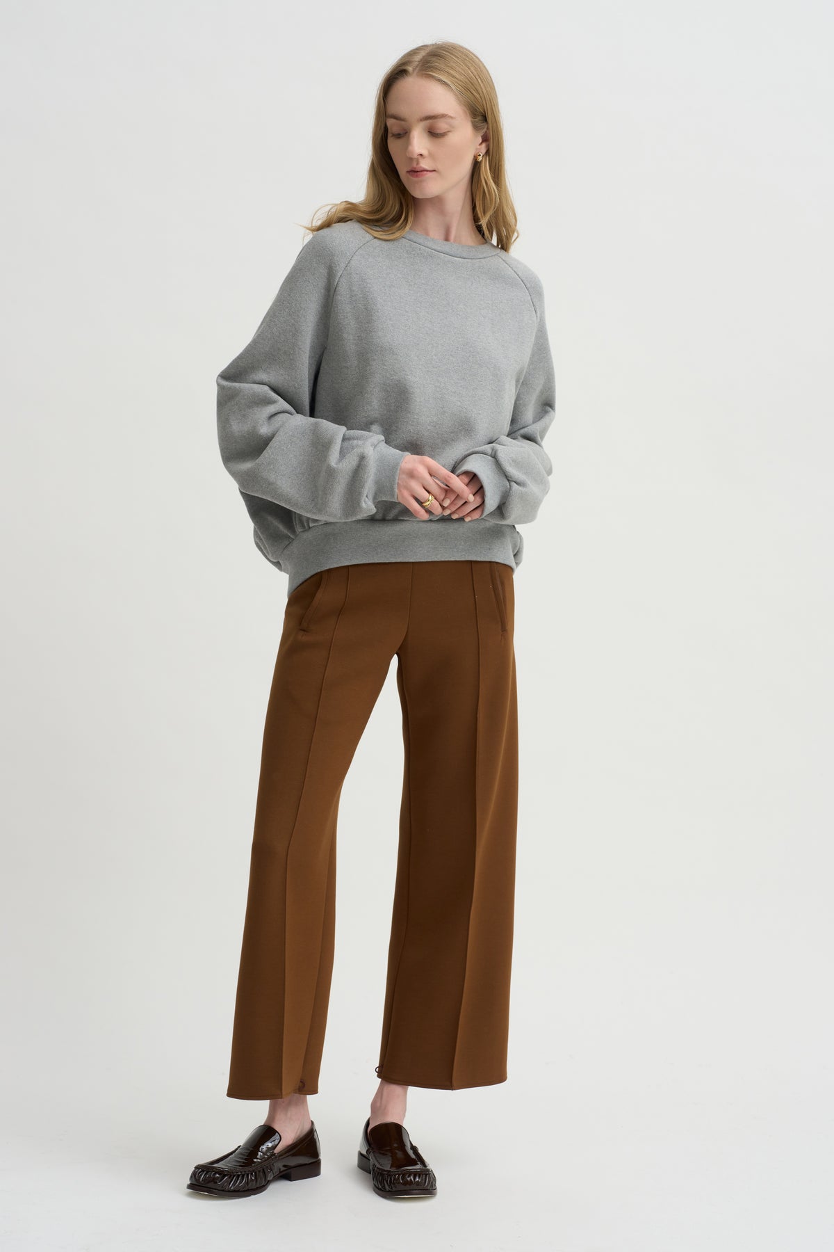 Olympia Sweatshirt, Light Grey