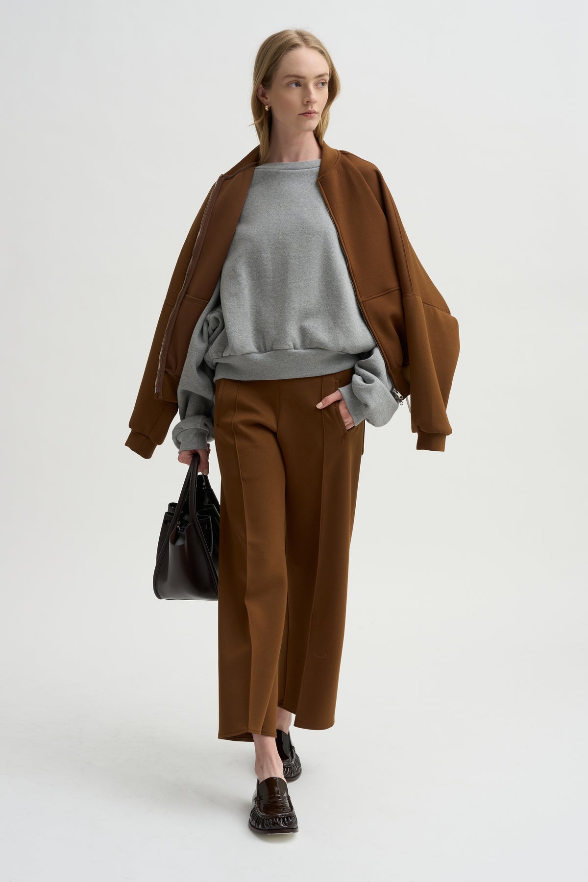 Olympia Sweatshirt, Light Grey