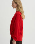 Ophelia Boatneck Top, Scarlet
