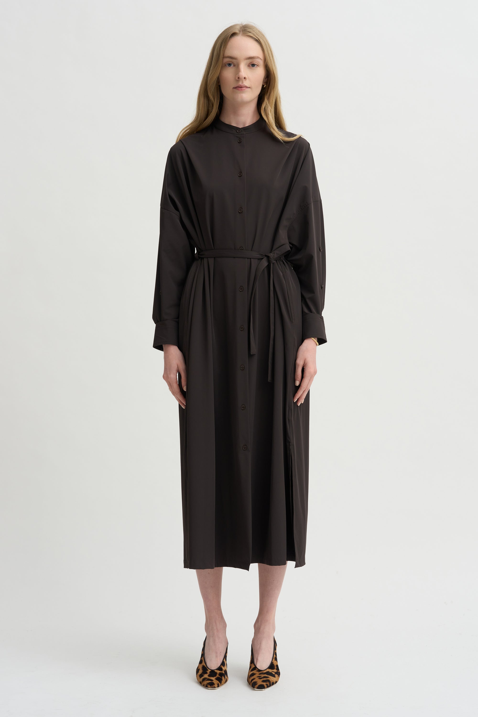 Nell Dress, Dark Chocolate