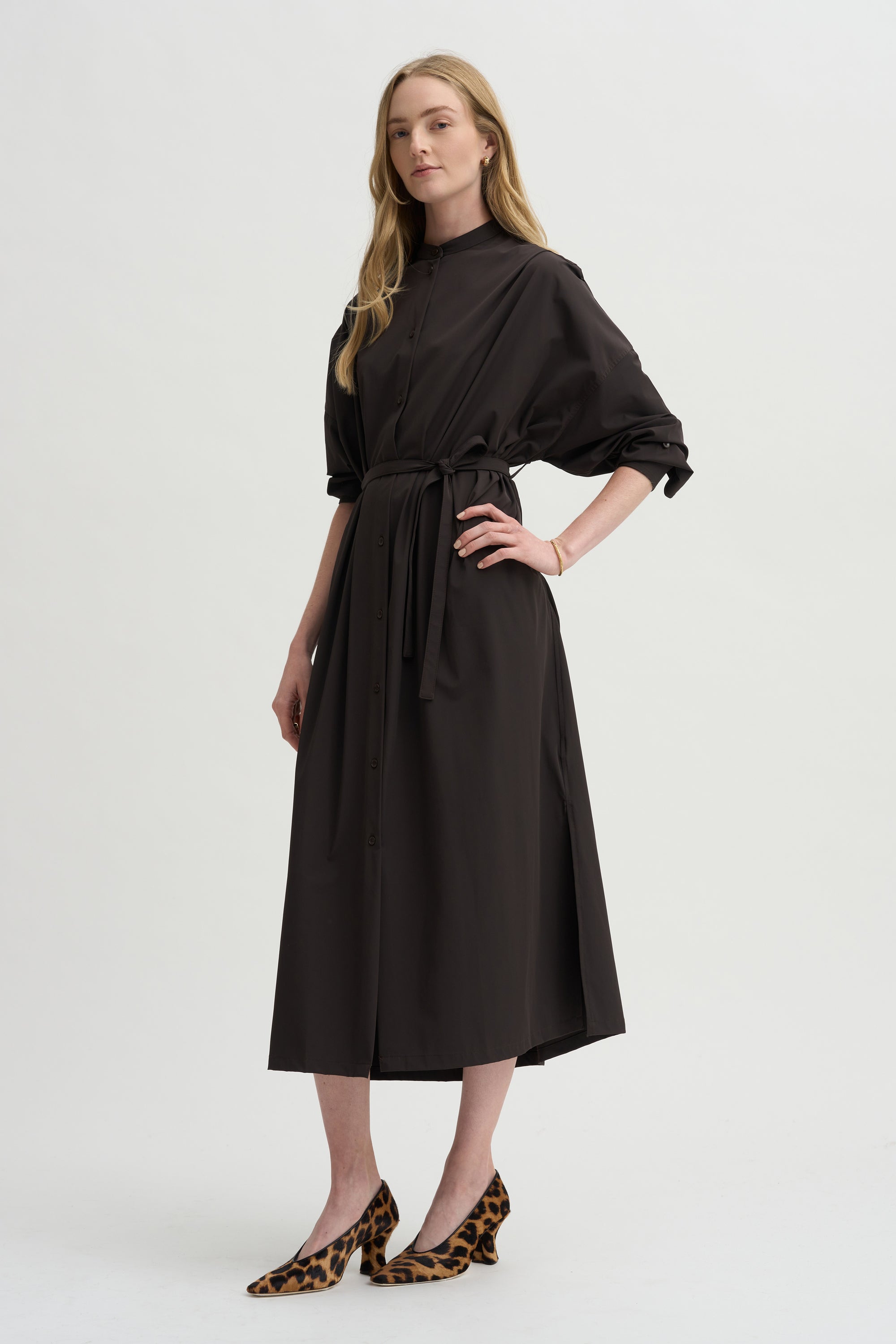 Nell Dress, Dark Chocolate