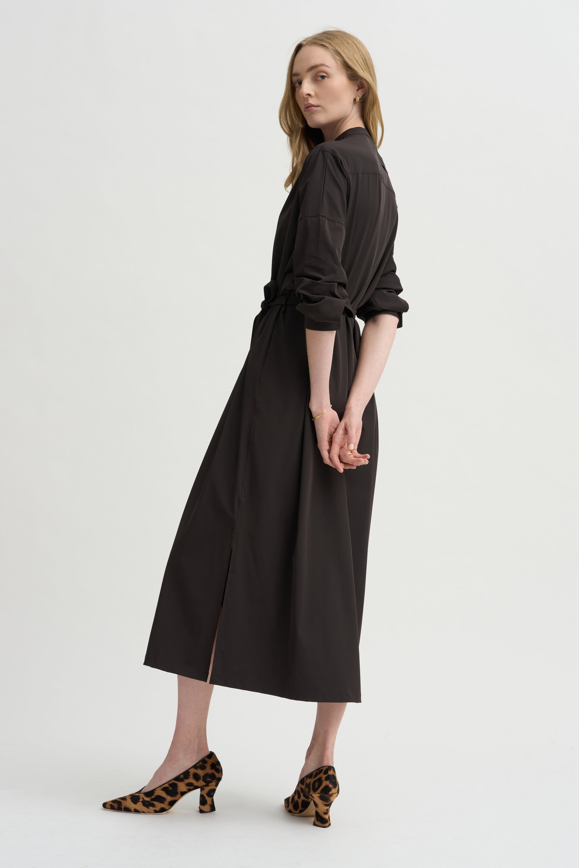 Nell Dress, Dark Chocolate