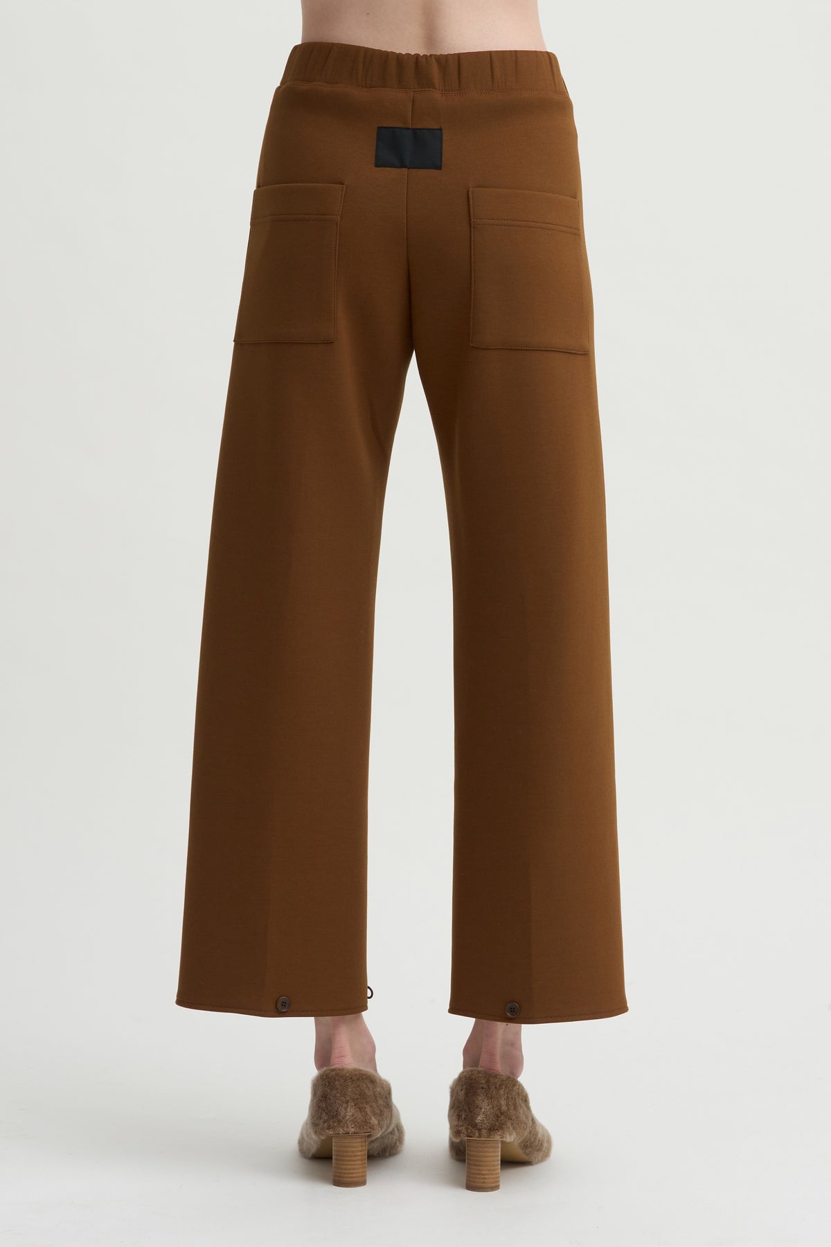 Galaxy Semi-Wide Trousers, Caramel