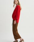 Galaxy Semi-Wide Trousers, Caramel