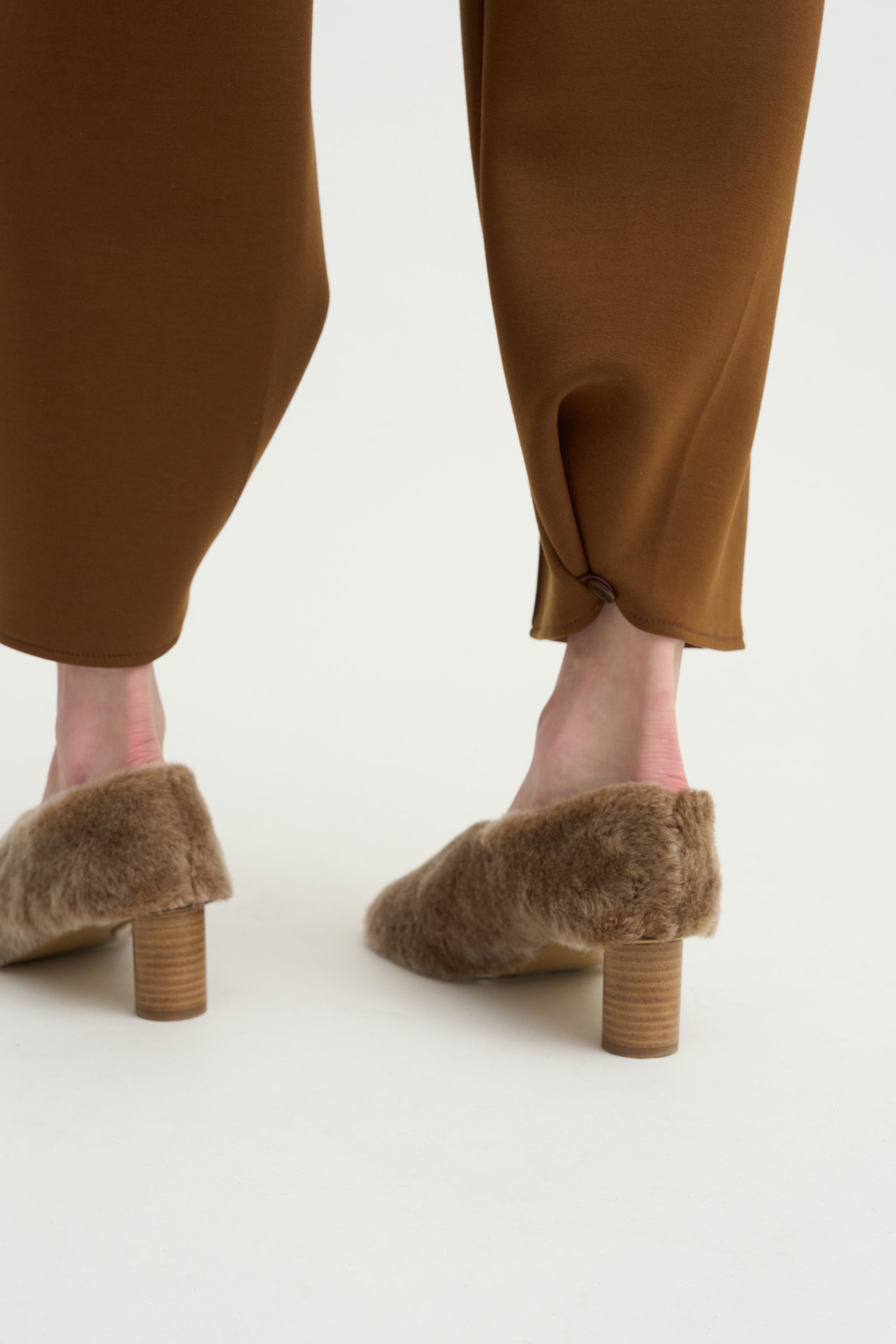 Galaxy Semi-Wide Trousers, Caramel