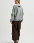 Nirvana Tucked-Hem Trousers, Dark Chocolate