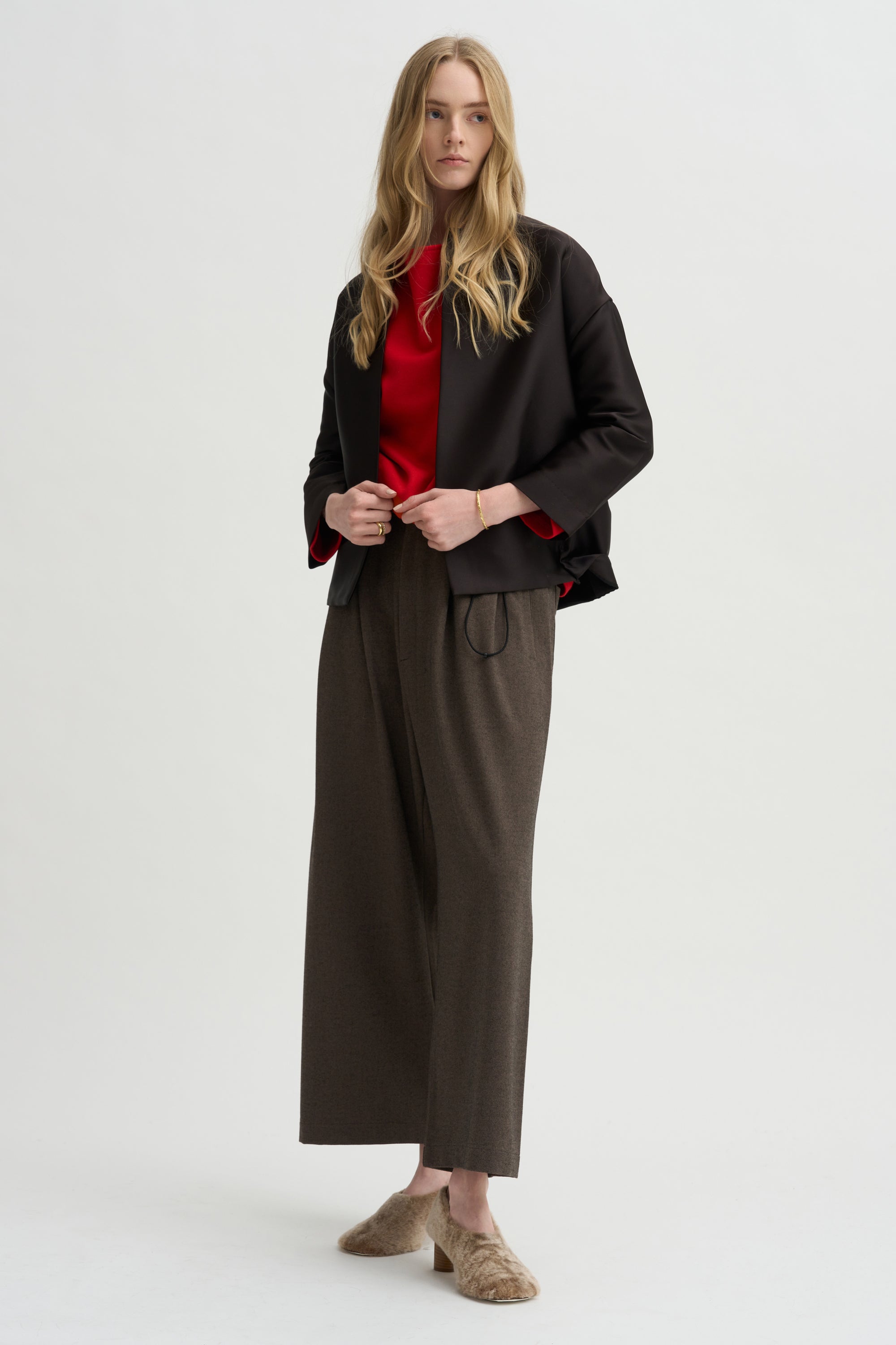 Lucy Baggy Trousers, Mink
