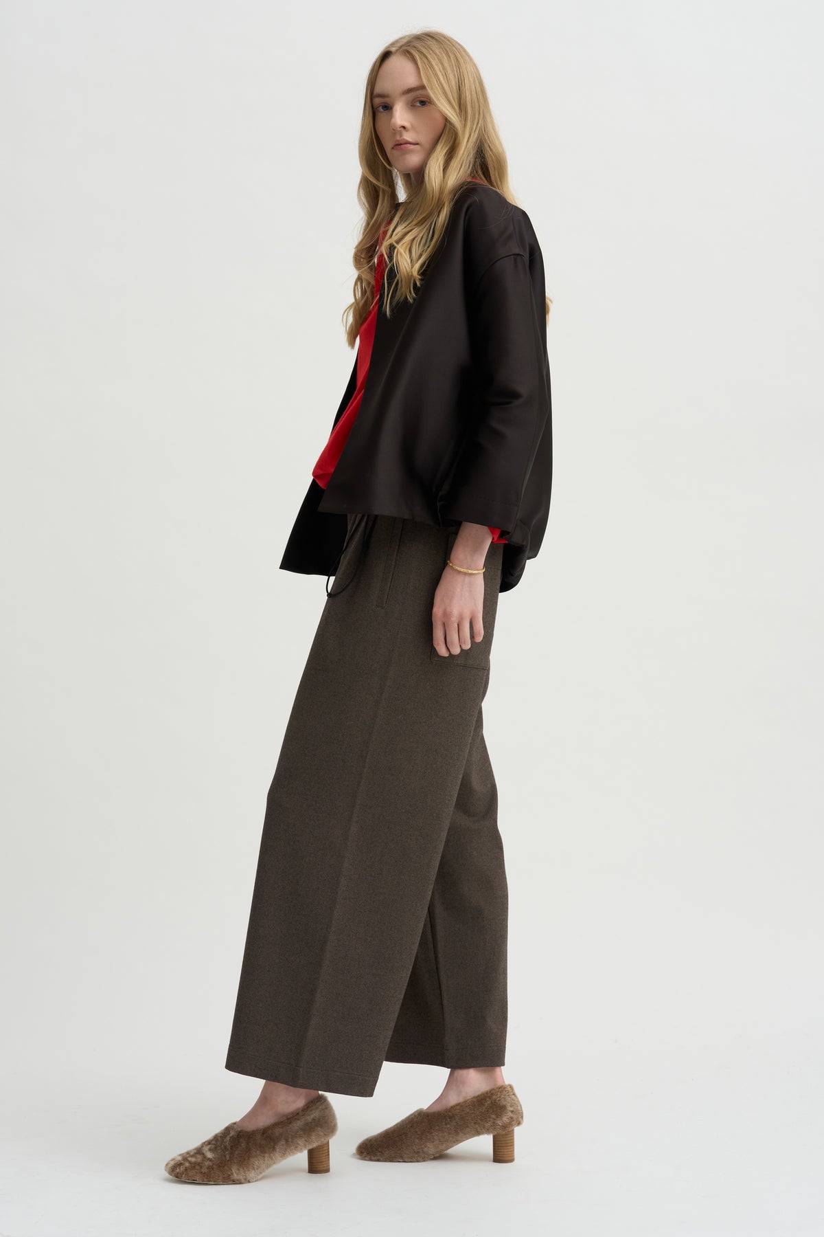 Lucy Baggy Trousers, Mink