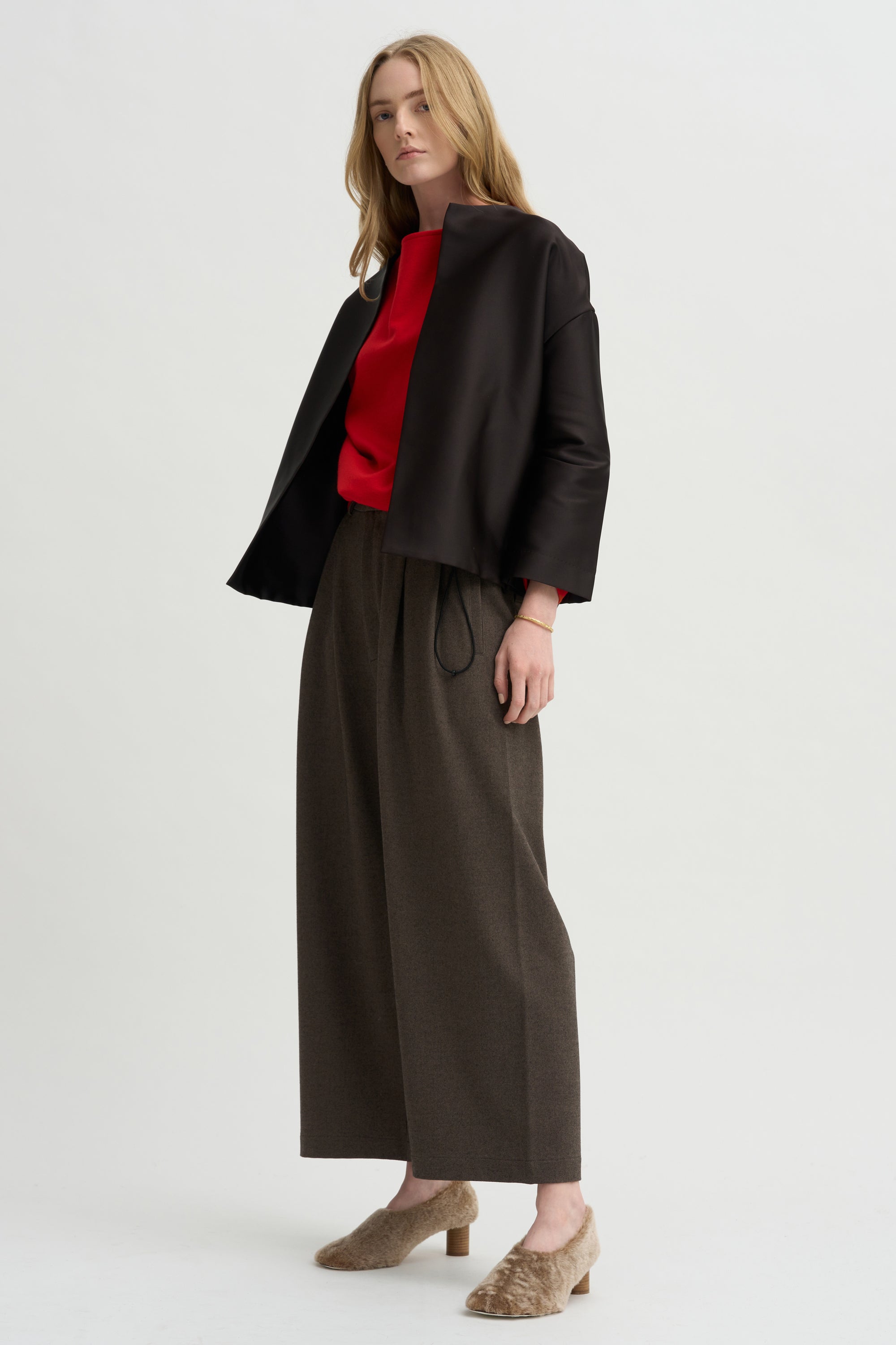 Lucy Baggy Trousers, Mink