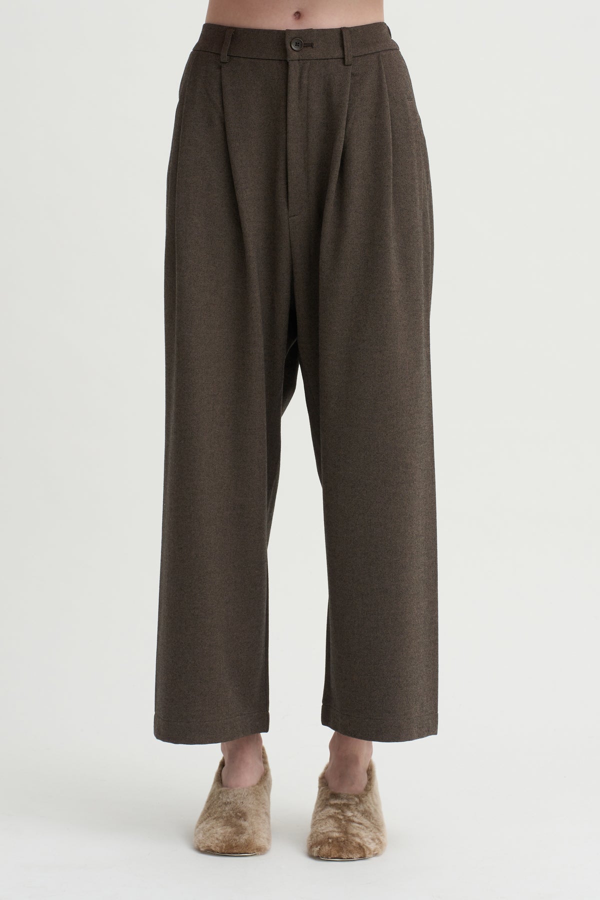 Lucy Baggy Trousers, Mink