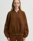Ollie Zip Up Blouson, Caramel