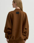 Ollie Zip Up Blouson, Caramel