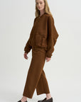 Ollie Zip Up Blouson, Caramel