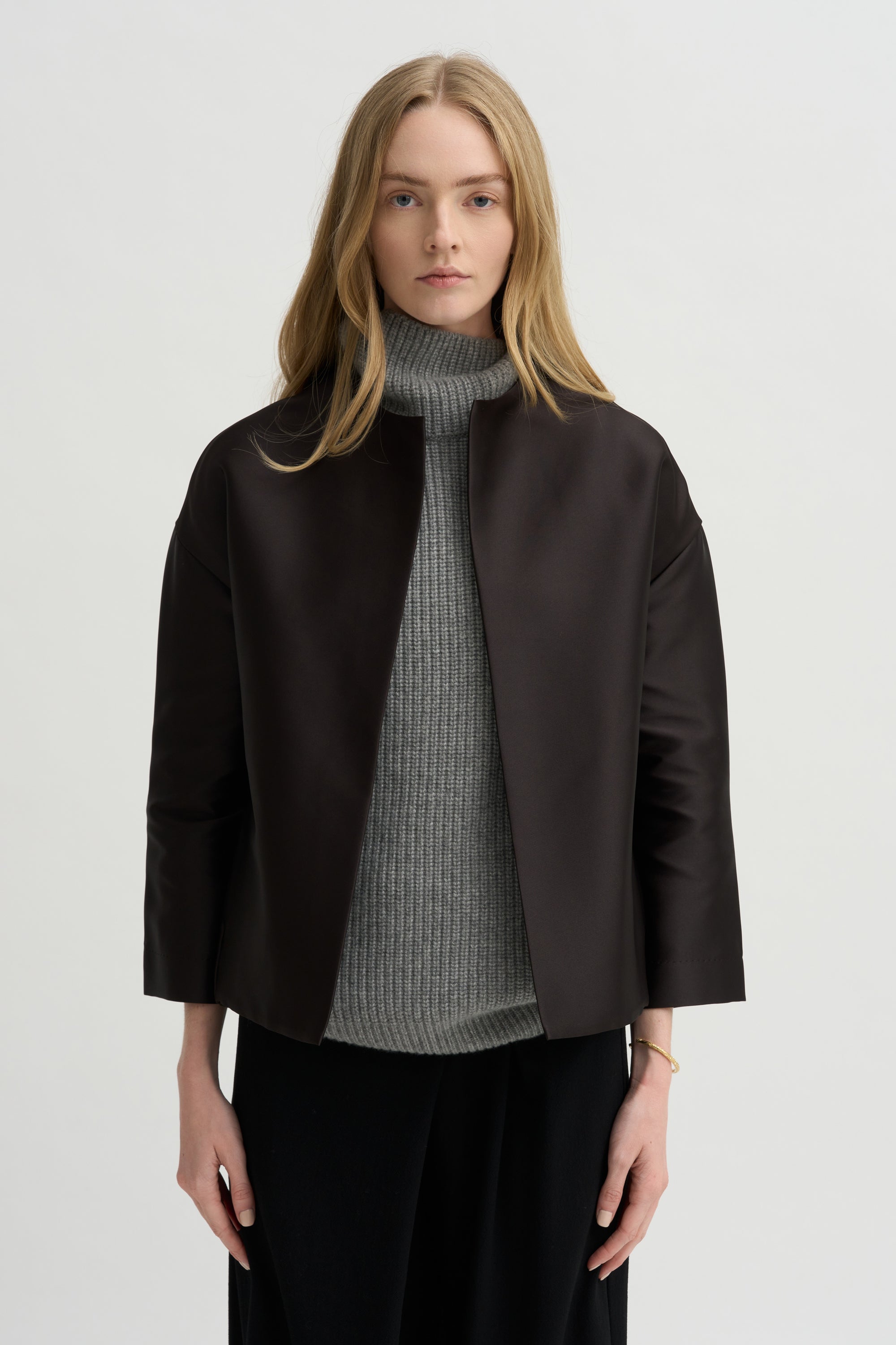 Nataly Balloon Jacket, Black