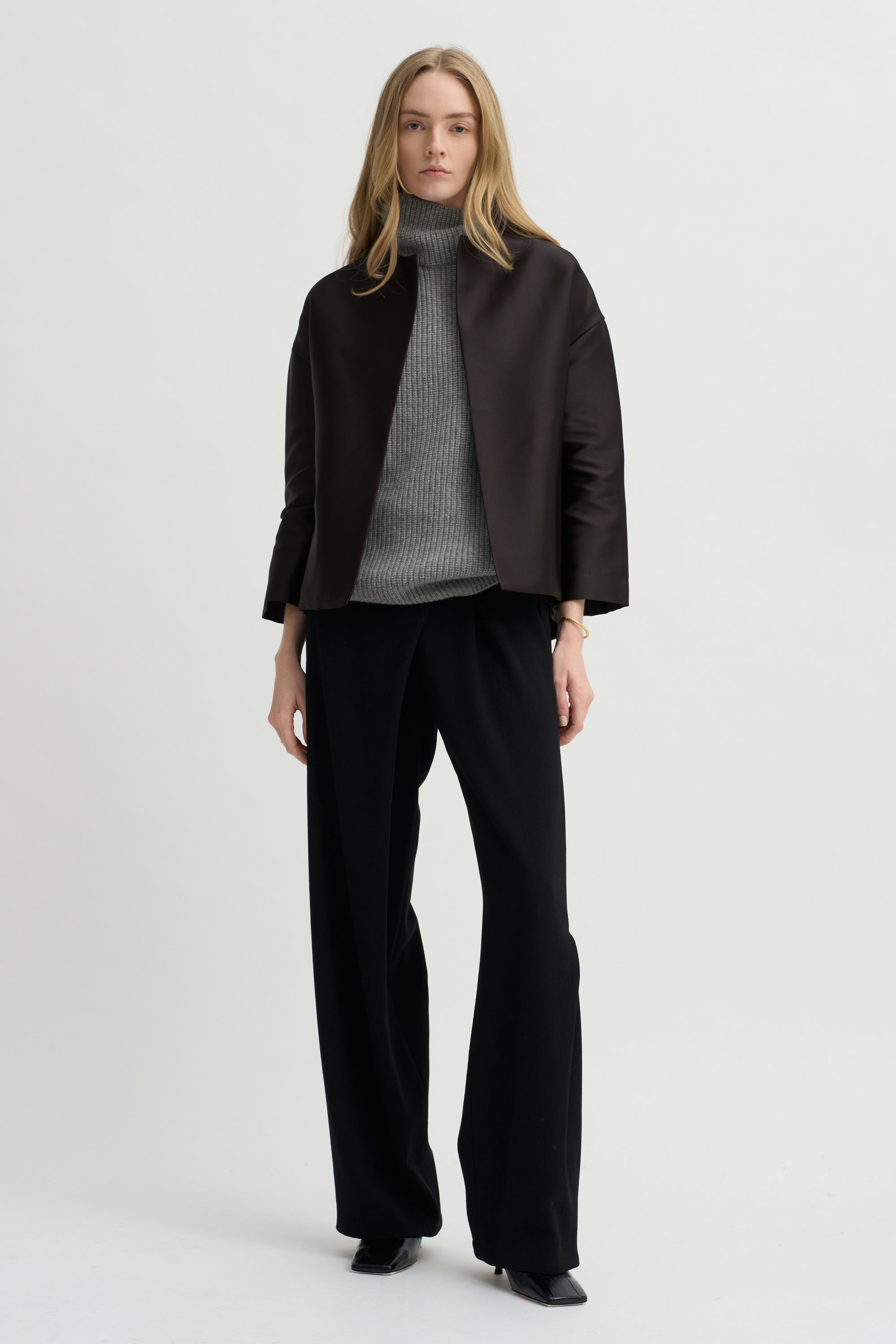Nataly Balloon Jacket, Black