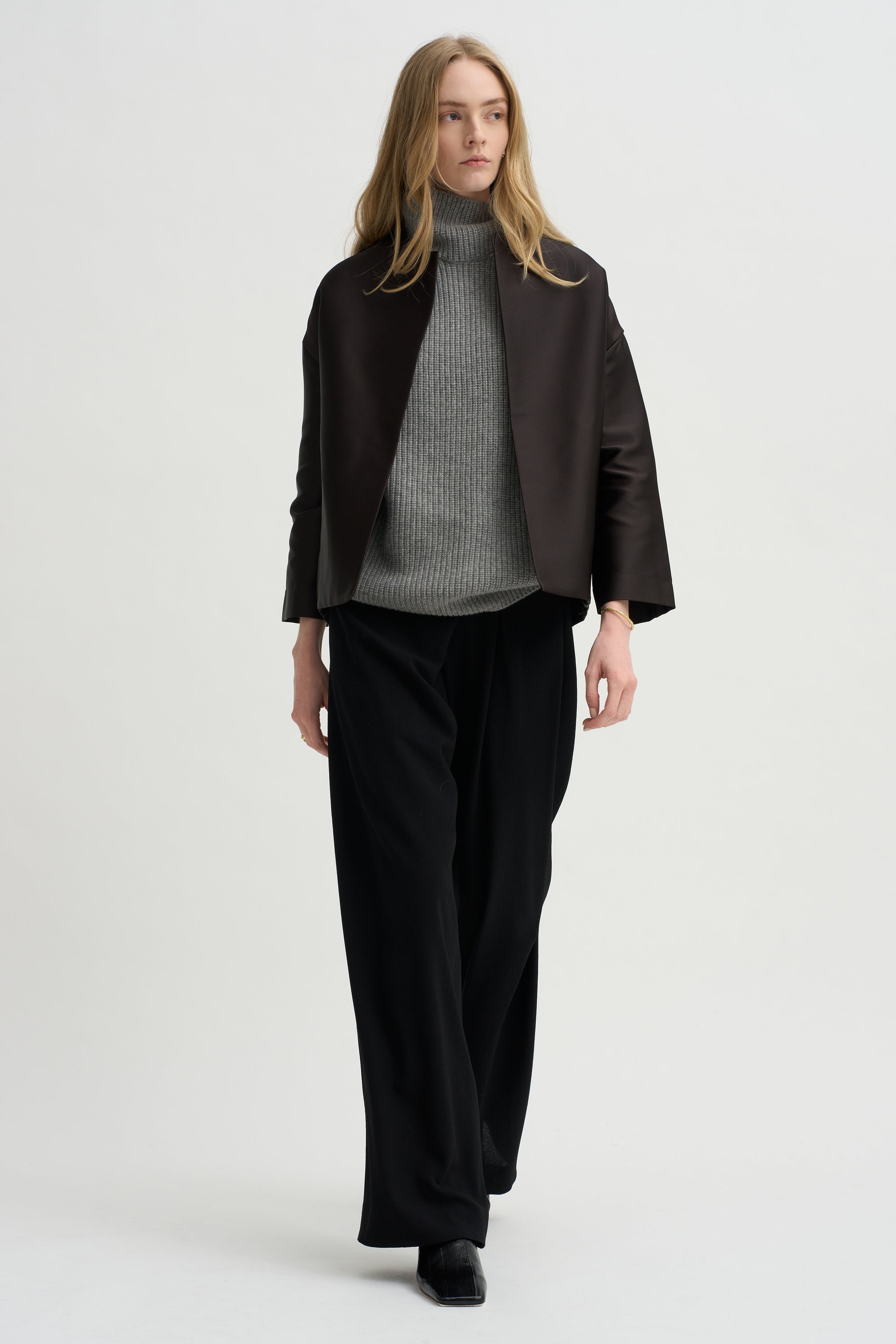 Nataly Balloon Jacket, Black