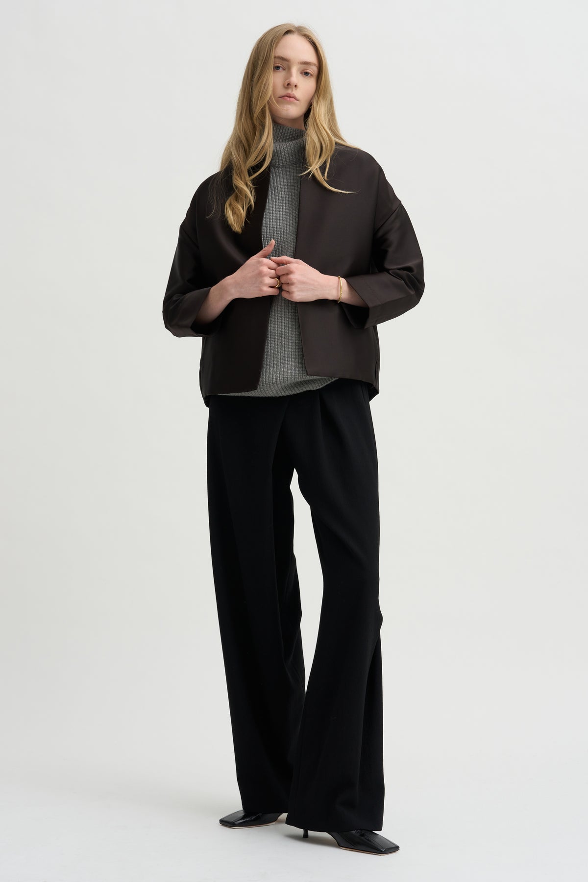 Nataly Balloon Jacket, Black