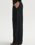 Wide-Leg Pants, Black