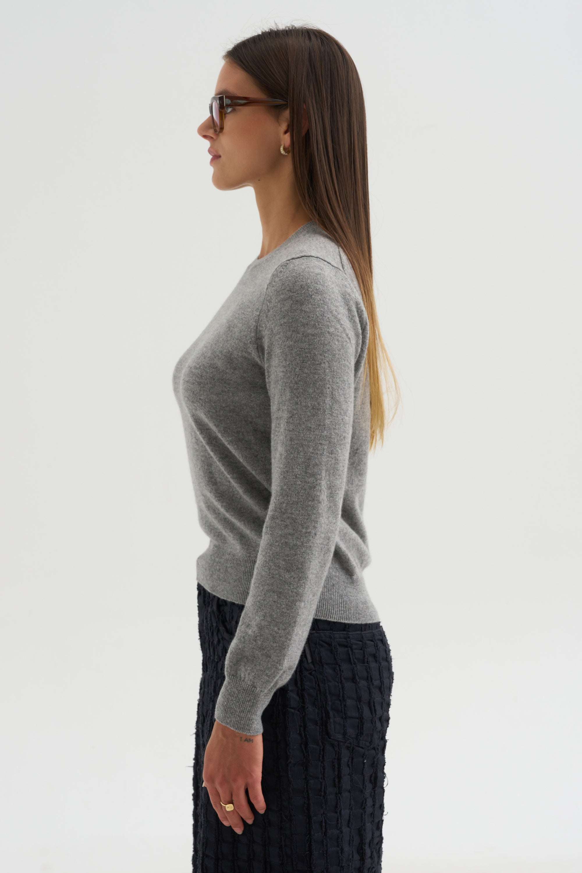 Long Sleeve Sweater, Grey