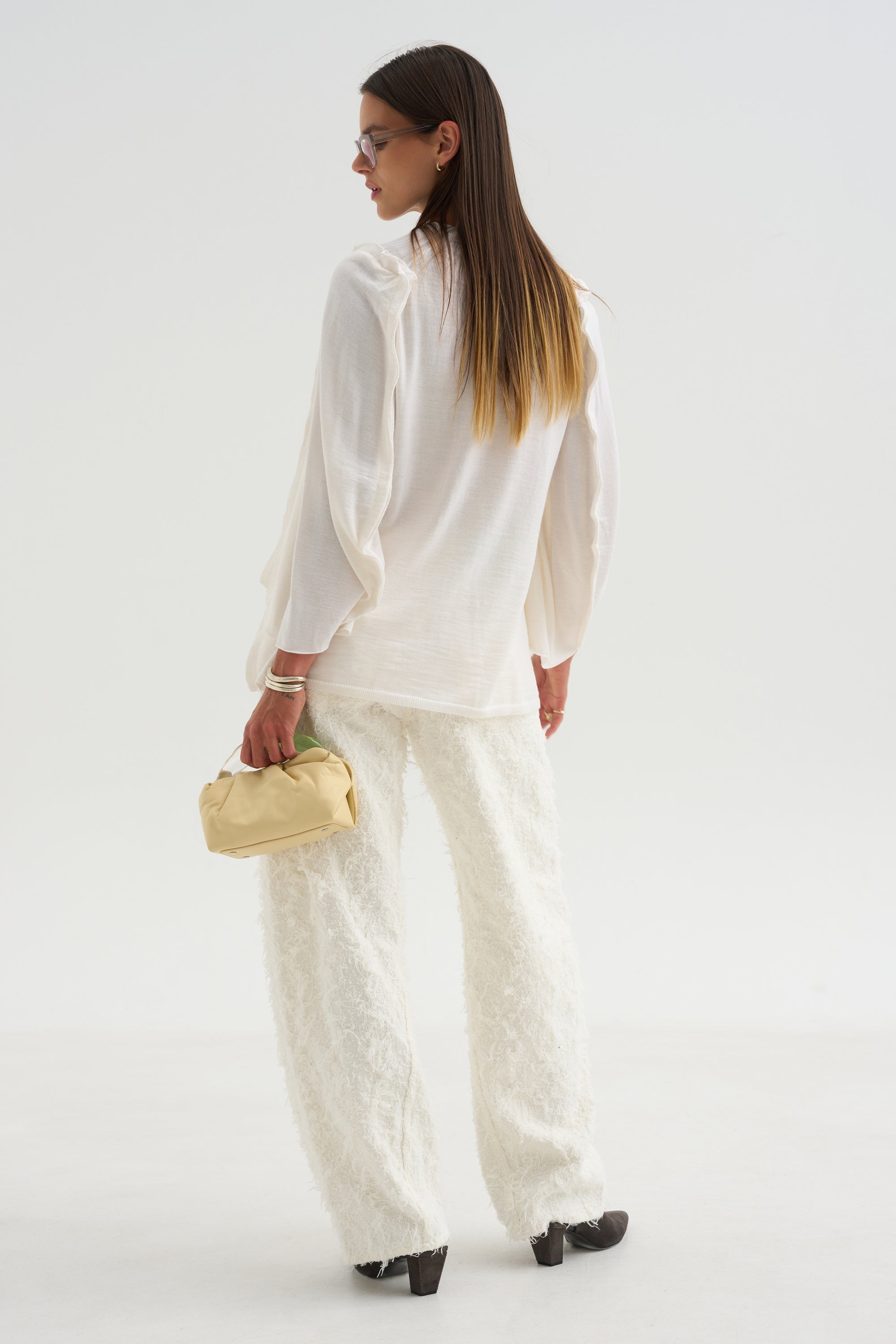 Drape Top, Off White