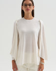 Drape Top, Off White