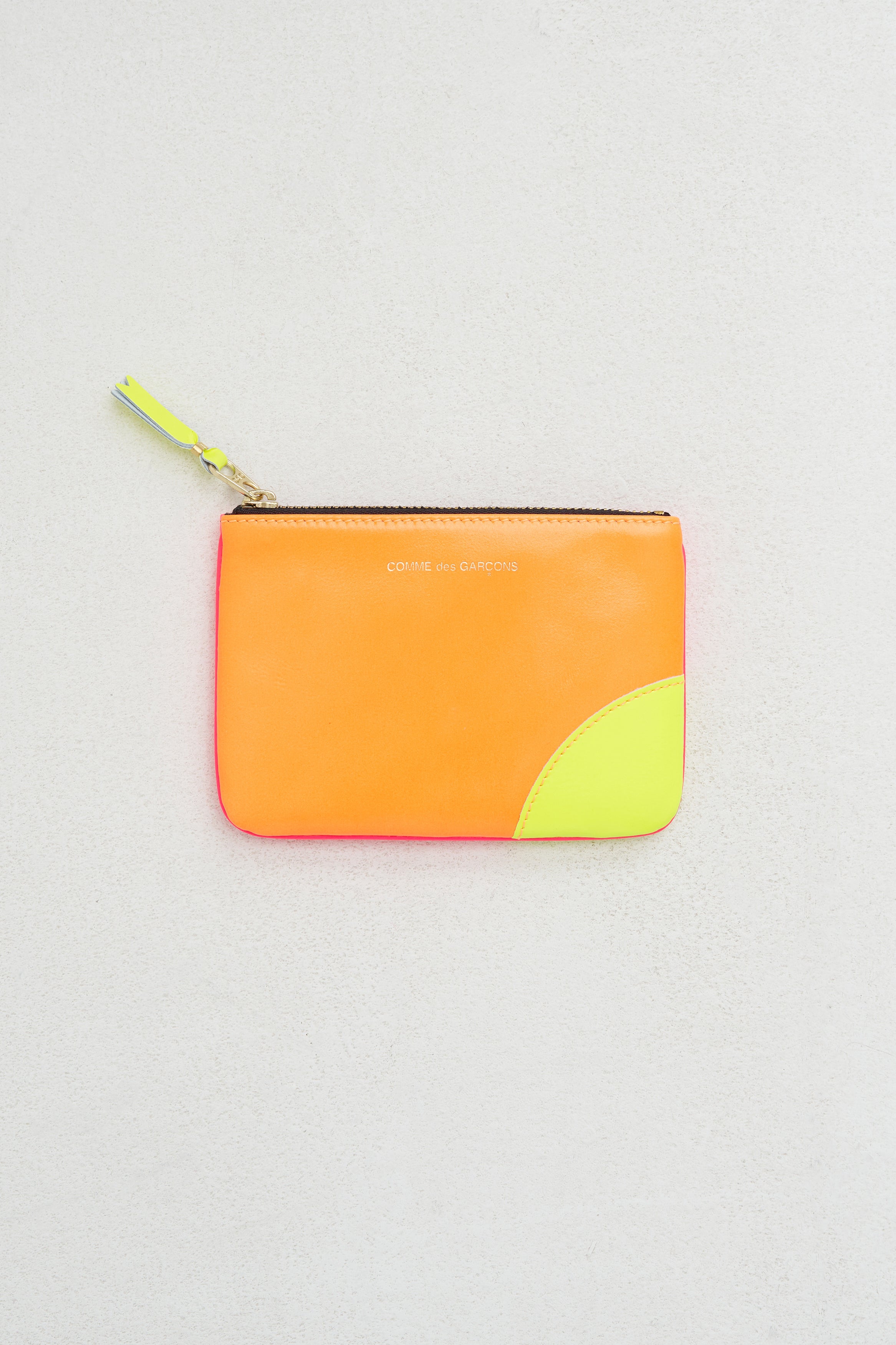 Comme Des Garcons super fluo pouch, orange and blue – Kick Pleat