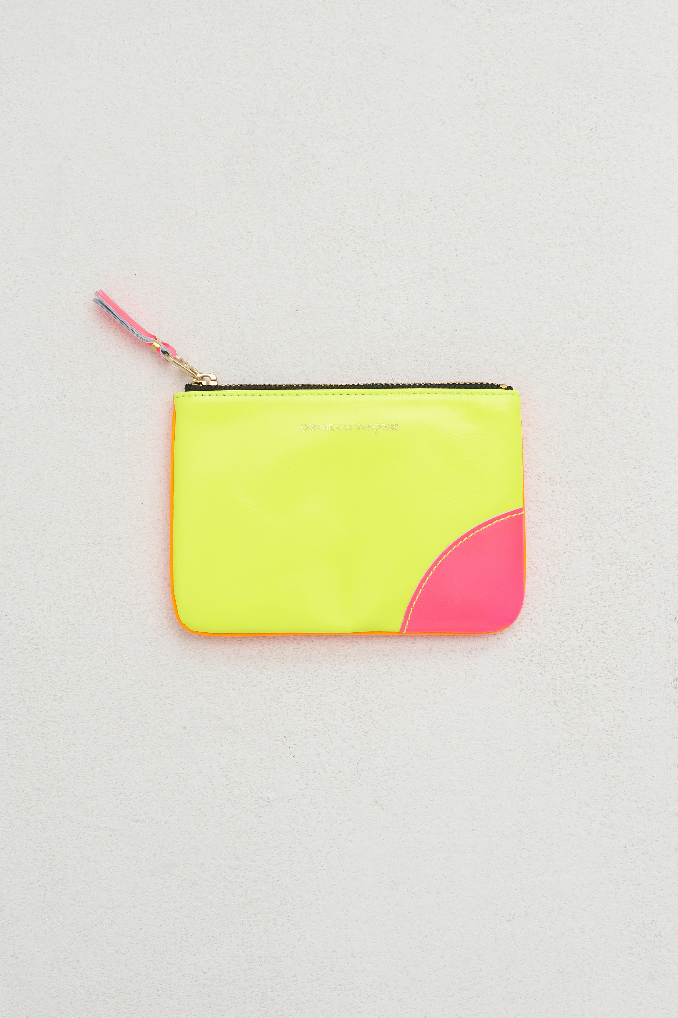 Comme Des Garcons super fluo pouch, orange and blue – Kick Pleat