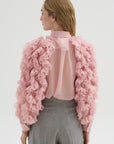 Ruffle Blouse, Pink