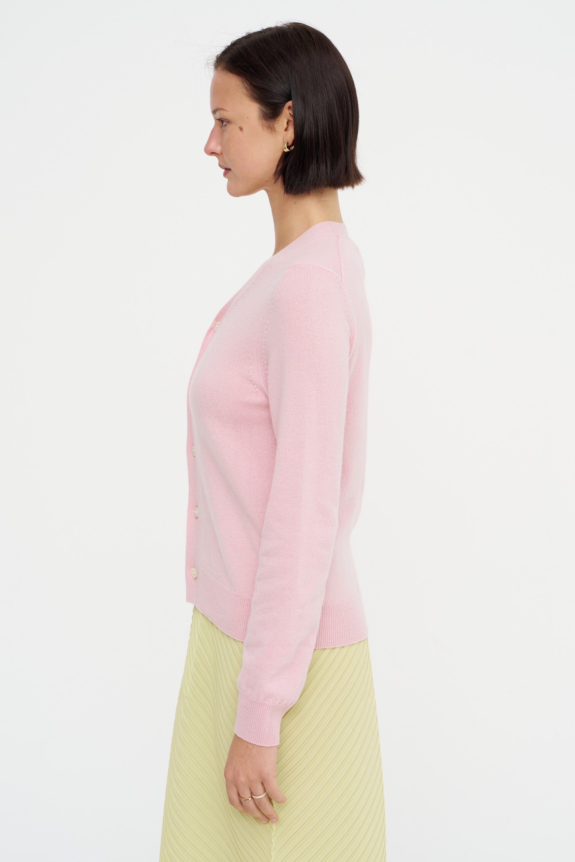 Long Sleeve Cardigan, Pink